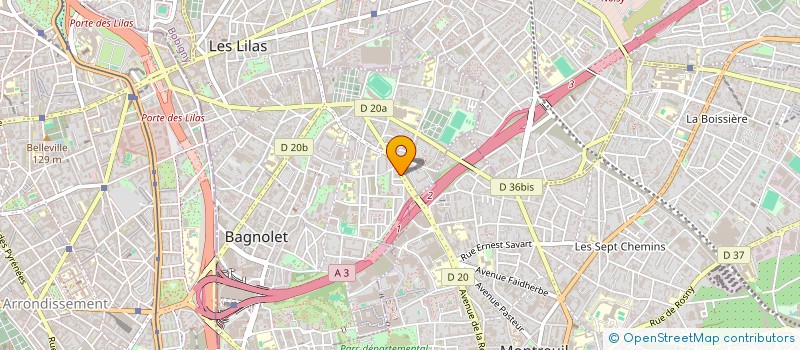 localisation de l'entreprise MADAME EMILIA POP à BAGNOLET
