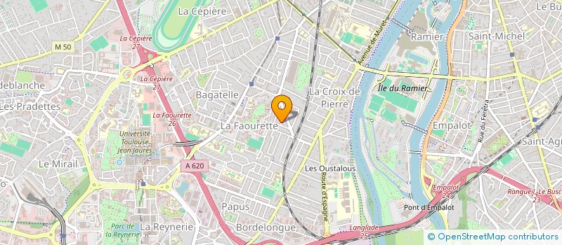 localisation de l'entreprise MADAME EMILIA RACCA à TOULOUSE