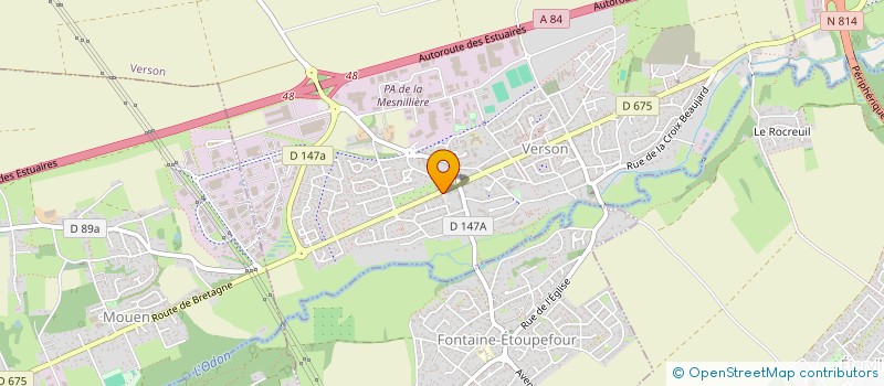 localisation de l'entreprise MADAME EMILIA RENAUD à VERSON