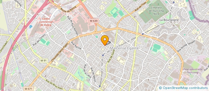 localisation de l'entreprise MADAME EMILIA RIBEIRO  TOURCOING