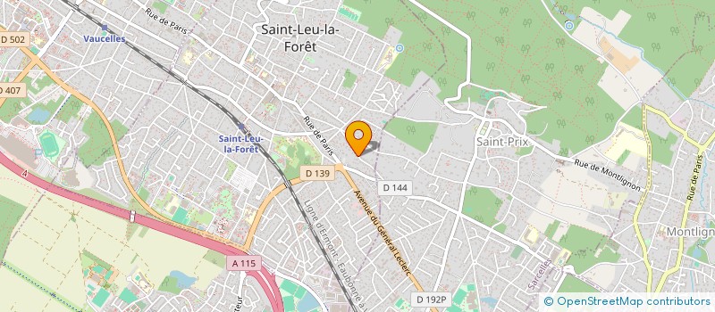localisation de l'entreprise MADAME EMILIA SILVESTRE à SAINT-LEU-LA-FORET
