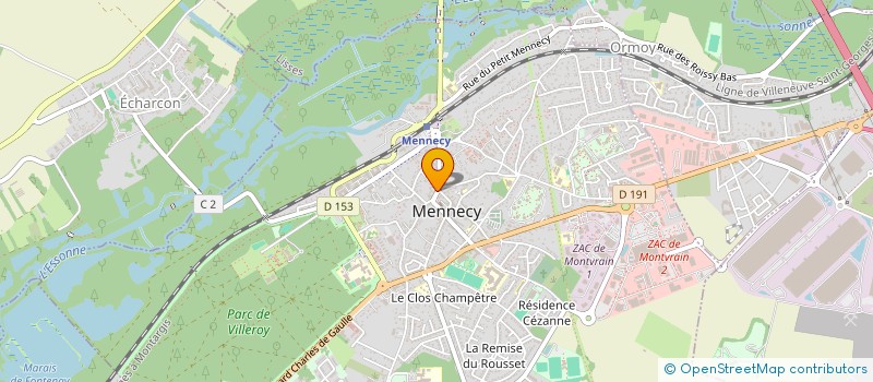 localisation de l'entreprise MADAME EMILIA VANKOVA  MENNECY