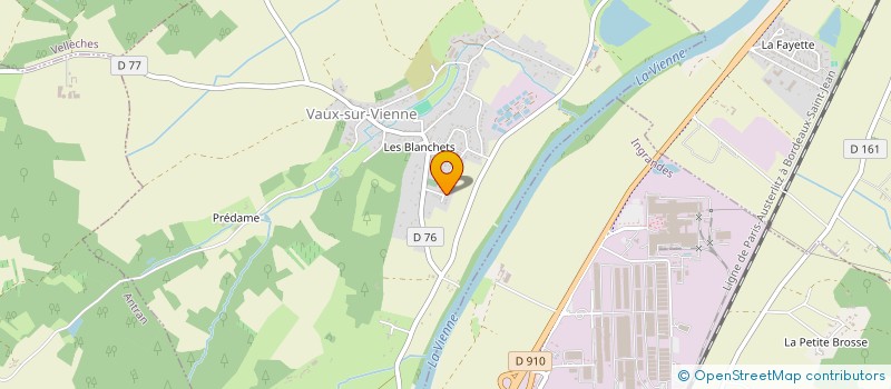 localisation de l'entreprise MADAME EMILIA VERCAUTEREN  VAUX-SUR-VIENNE