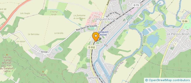 localisation de l'entreprise MADAME EMILIAN PINON-MALARME  LONGUEIL-ANNEL