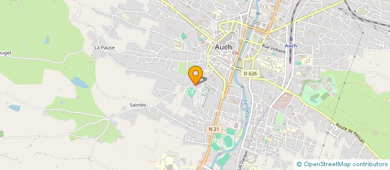 localisation de l'entreprise MADAME EMILIANA GIL OCANTO  AUCH