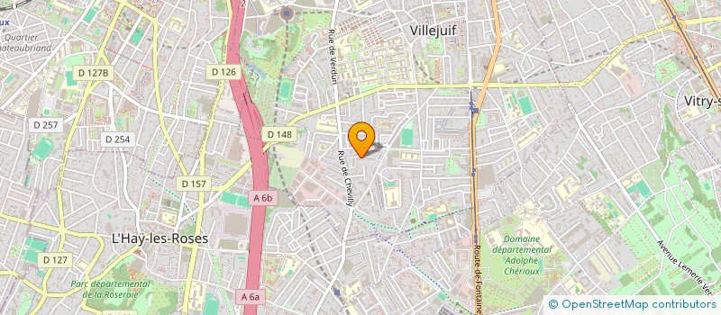 localisation de l'entreprise MADAME EMILIANE MALBRANCHE  VILLEJUIF