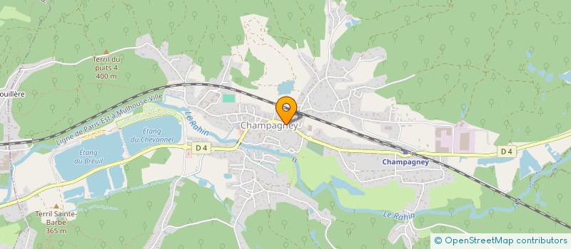 localisation de l'entreprise MADAME EMILIE ABELLARD  CHAMPAGNEY