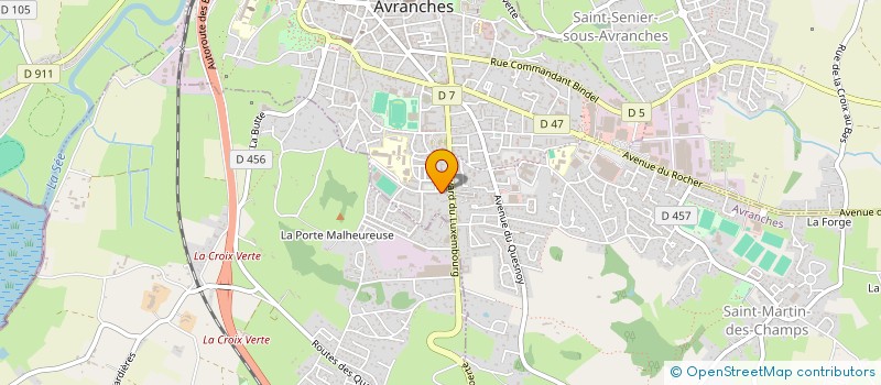 localisation de l'entreprise MADAME EMILIE ABIVEN  AVRANCHES