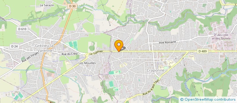 localisation de l'entreprise MADAME EMILIE ABONNEL  CRAPONNE