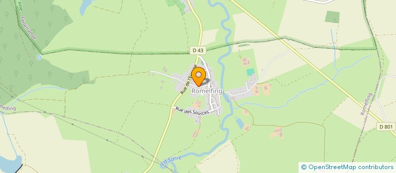 localisation de l'entreprise MADAME EMILIE ADAM  ROMELFING