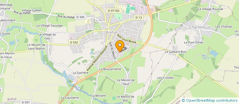 localisation de l'entreprise MADAME EMILIE ADAM à BREHAL