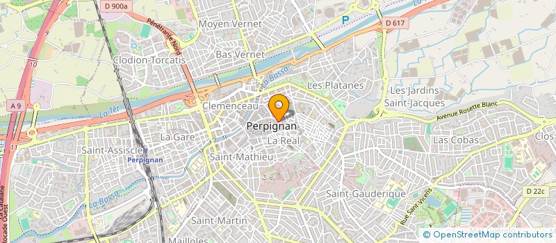 localisation de l'entreprise MADAME EMILIE ADAM  PERPIGNAN