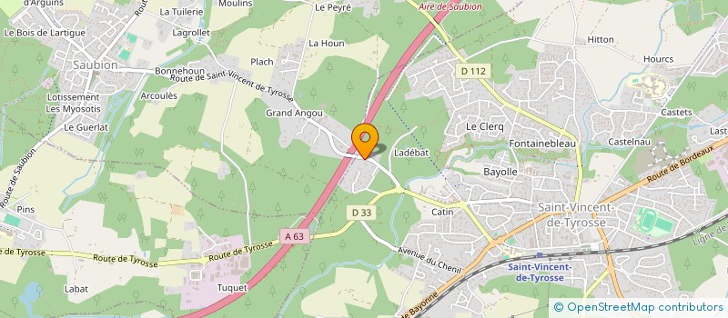 localisation de l'entreprise MADAME EMILIE ADAMI  PEYREHORADE