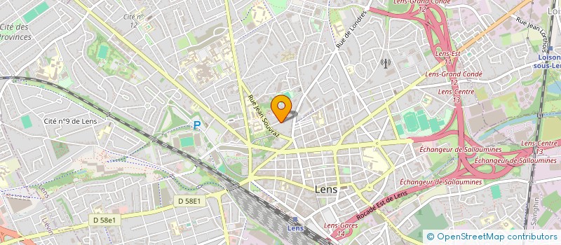 localisation de l'entreprise MADAME EMILIE ADJEMOUT MARTIN  LENS