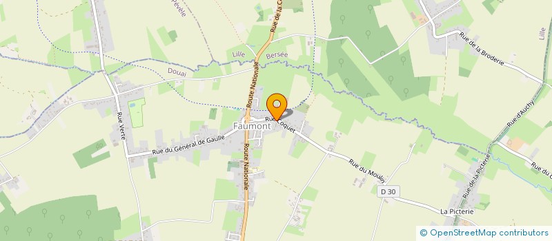 localisation de l'entreprise MADAME EMILIE AGACHE  FAUMONT