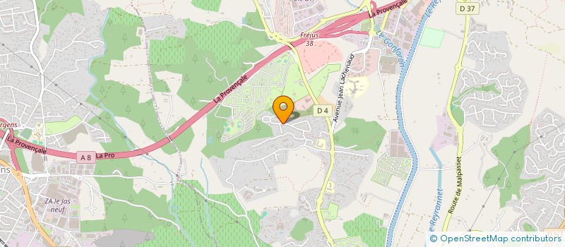 localisation de l'entreprise MADAME EMILIE AIELLO à FREJUS