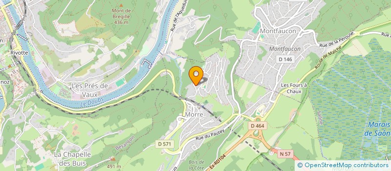 localisation de l'entreprise MADAME EMILIE ALFIERI  MORRE