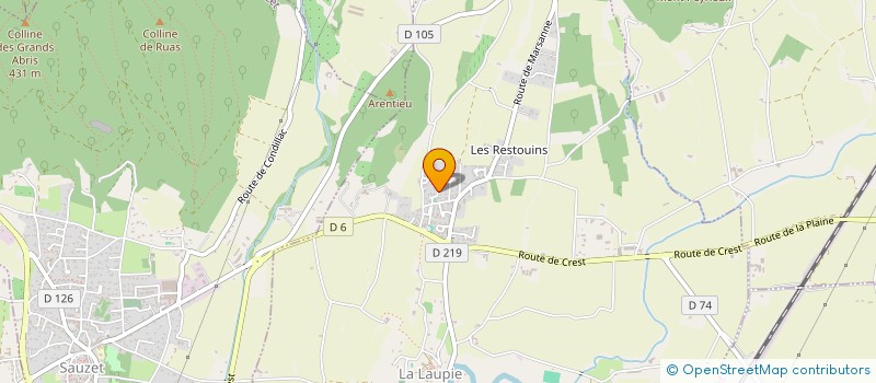 localisation de l'entreprise MADAME EMILIE ALIGNIER  LA LAUPIE