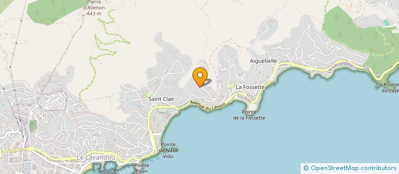 localisation de l'entreprise MADAME EMILIE ALLAVENA à LE LAVANDOU