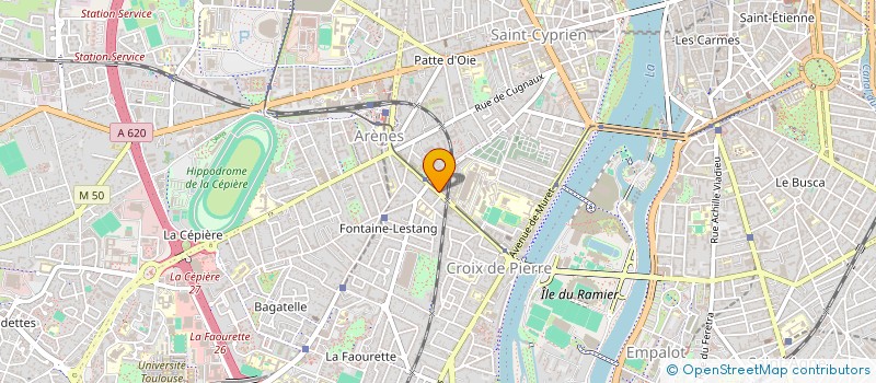 localisation de l'entreprise MADAME EMILIE ALOGUES  TOULOUSE