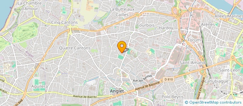 localisation de l'entreprise MADAME EMILIE ALTON  ANGLET