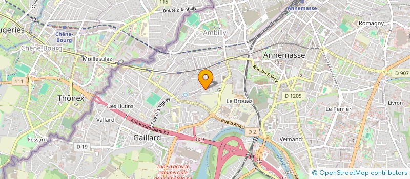 localisation de l'entreprise MADAME EMILIE ALVADO  ANNEMASSE