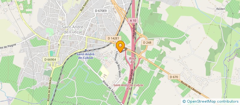 localisation de l'entreprise MADAME EMILIE AMARAT  SAINT-ANDRE-DE-CUBZAC