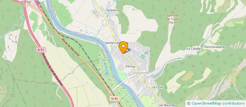 localisation de l'entreprise MADAME EMILIE AMAROUCHE  VOLONNE