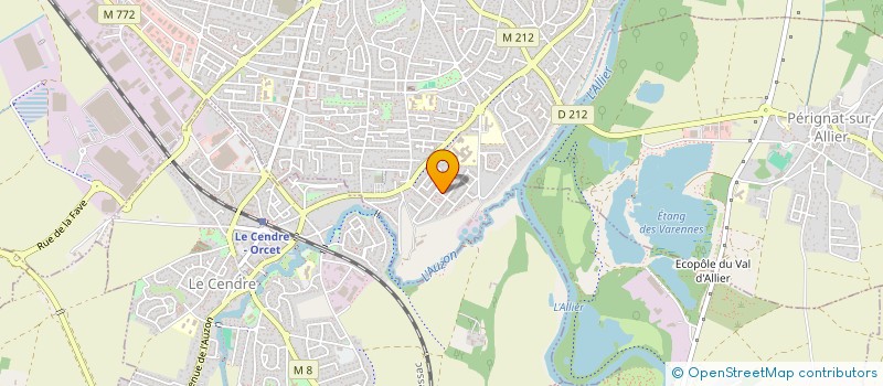 localisation de l'entreprise MADAME EMILIE AMIRAULT  COURNON-D'AUVERGNE