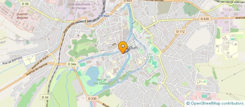 localisation de l'entreprise MADAME EMILIE ANDRE à VERDUN
