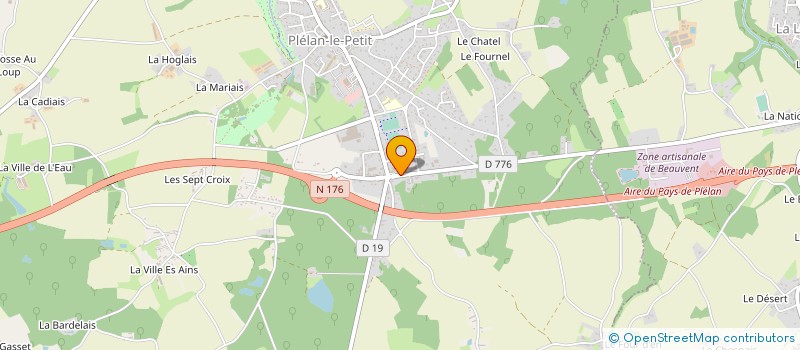 localisation de l'entreprise MADAME EMILIE ANDRE à PLELAN-LE-PETIT