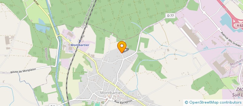 localisation de l'entreprise MADAME EMILIE ANDRIEU  MONTBARTIER