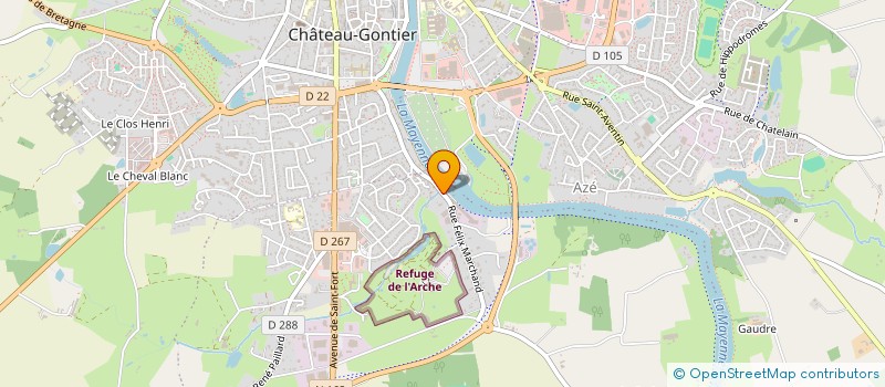 localisation de l'entreprise MADAME EMILIE ANET à CHATEAU-GONTIER-SUR-MAYENNE