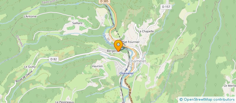 localisation de l'entreprise MADAME EMILIE ANGEL  CHAMELET