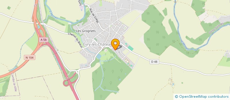 localisation de l'entreprise MADAME EMILIE ANNE RENUART  EVRY-GREGY-SUR-YERRE