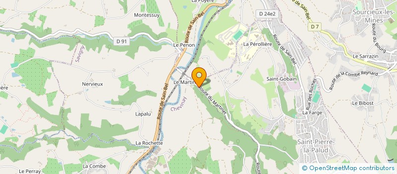 localisation de l'entreprise MADAME EMILIE ANTOINE  CHEVINAY