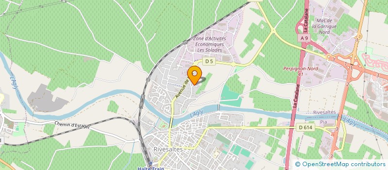 localisation de l'entreprise MADAME EMILIE ANUTH  RIVESALTES