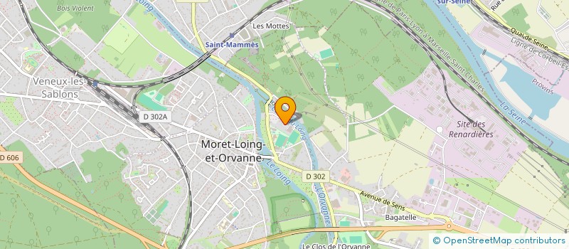 localisation de l'entreprise MADAME EMILIE ARBEL  MORET-LOING-ET-ORVANNE