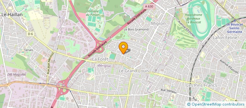 localisation de l'entreprise MADAME EMILIE ARBINA  EYSINES