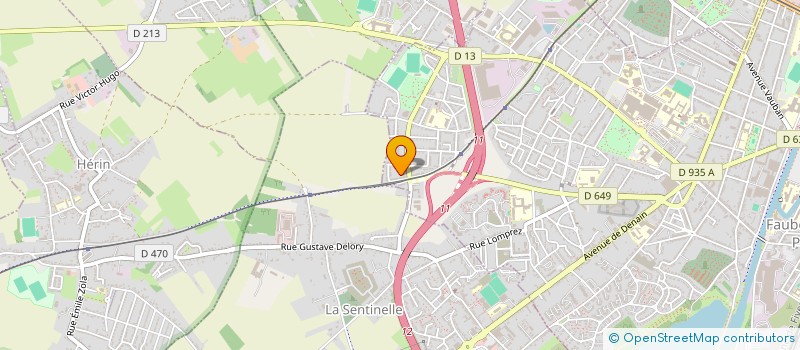 localisation de l'entreprise MADAME EMILIE ARDHUIN à VALENCIENNES