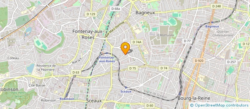 localisation de l'entreprise MADAME EMILIE ARDUINO-VITALIS à FONTENAY-AUX-ROSES