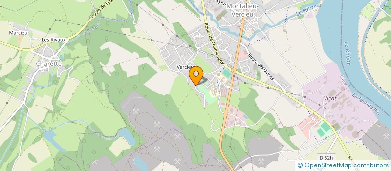 localisation de l'entreprise MADAME EMILIE ARENA  MONTALIEU-VERCIEU