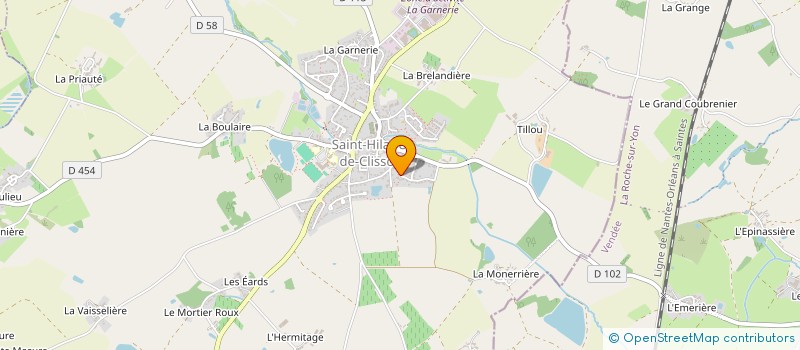 localisation de l'entreprise MADAME EMILIE ARNAUD  SAINT-HILAIRE-DE-CLISSON