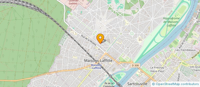 localisation de l'entreprise MADAME EMILIE ARNOULD  MAISONS-LAFFITTE