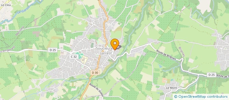 localisation de l'entreprise MADAME EMILIE ASTIER  SOUCIEU-EN-JARREST