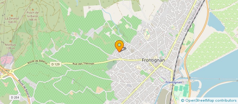 localisation de l'entreprise MADAME EMILIE AUBERGIER à FRONTIGNAN