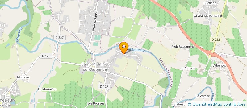 localisation de l'entreprise MADAME EMILIE AUBERT  SAINT-MELAINE-SUR-AUBANCE