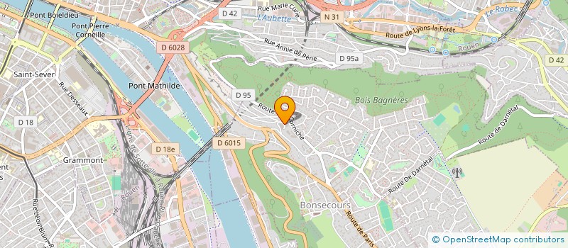 localisation de l'entreprise MADAME EMILIE AUBERT-BERTIN  BONSECOURS