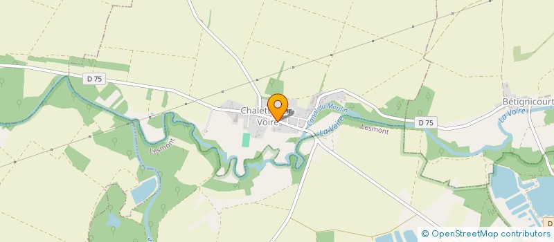 localisation de l'entreprise MADAME EMILIE AUBRUN  CHALETTE-SUR-VOIRE