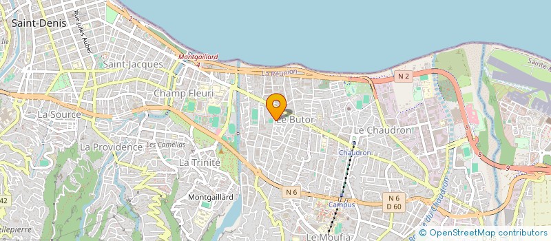 localisation de l'entreprise MADAME EMILIE AUFRERE  SAINT-DENIS